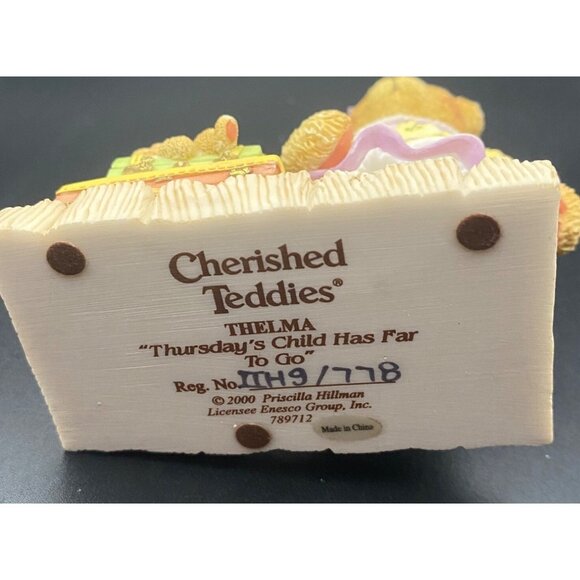 Lot of 7 Cherished Teddies Figurine Collection Monday through Sunday ‘s Child - Picture 9 of 16